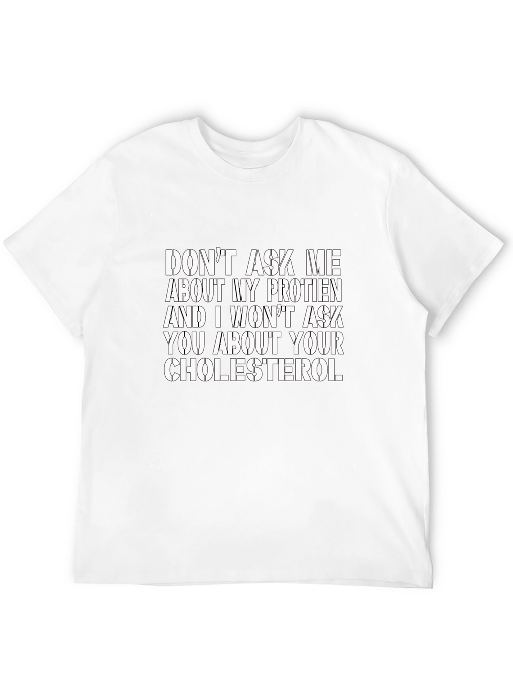 Protein vs Cholesterol Graphic Tee