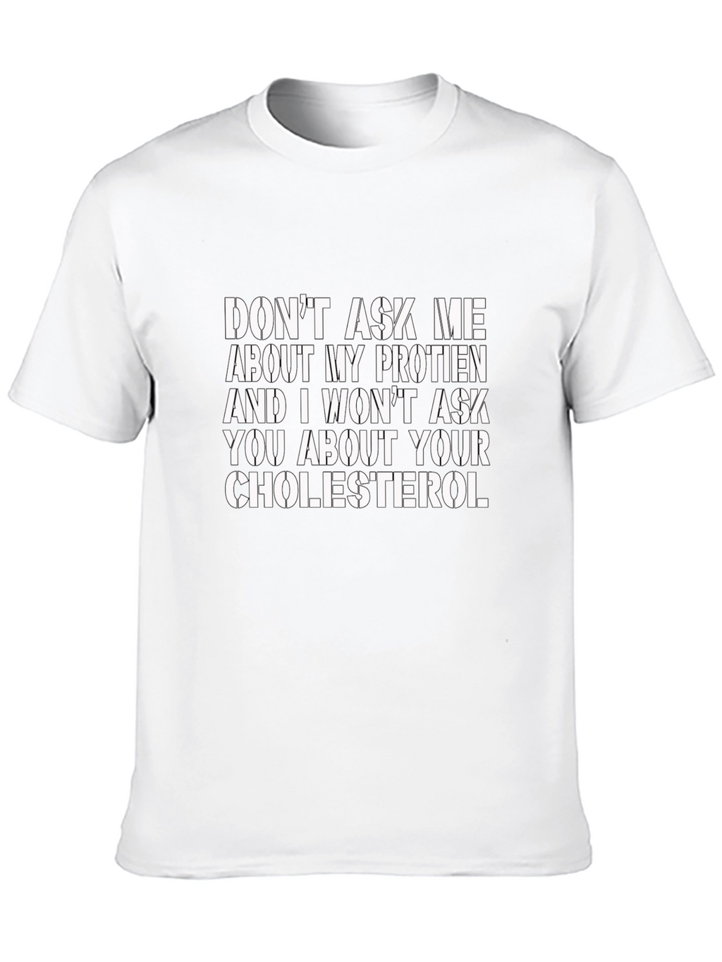 Protein vs Cholesterol Graphic Tee