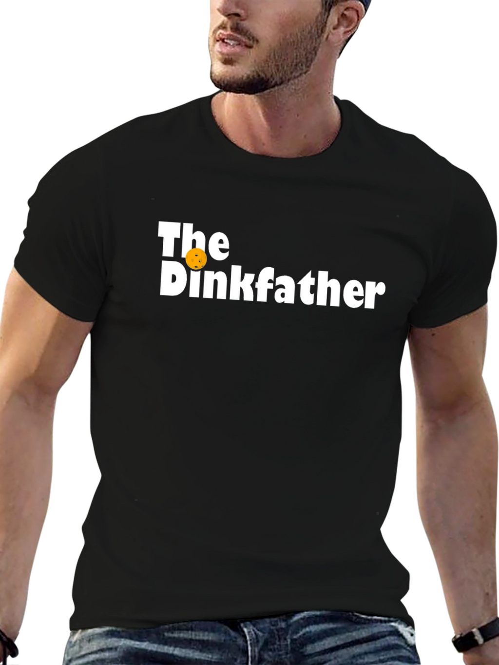 The Dinkfather Funny Pickleball T-Shirt