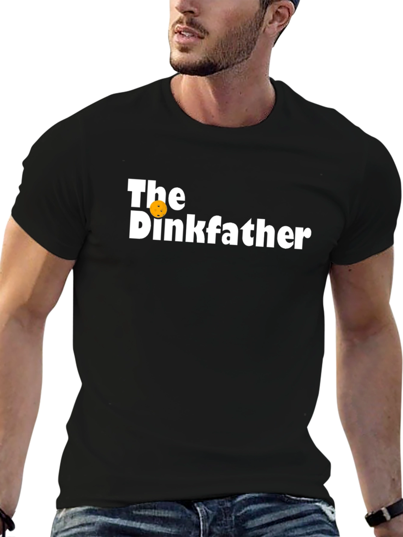 The Dinkfather Funny Pickleball T-Shirt