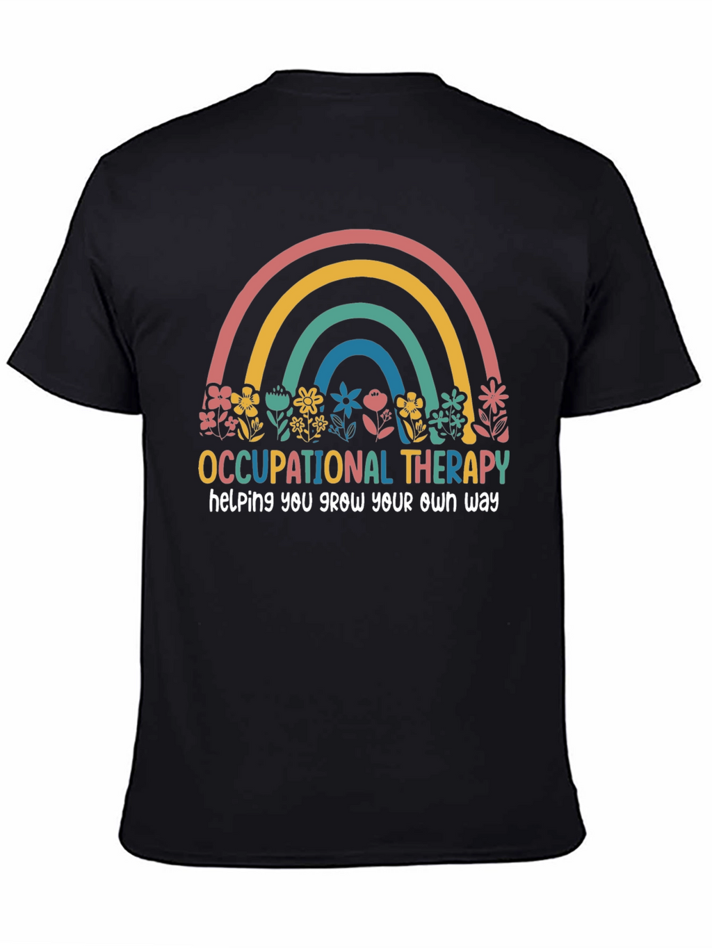 Occupational Therapy Rainbow Graphic T-Shirt