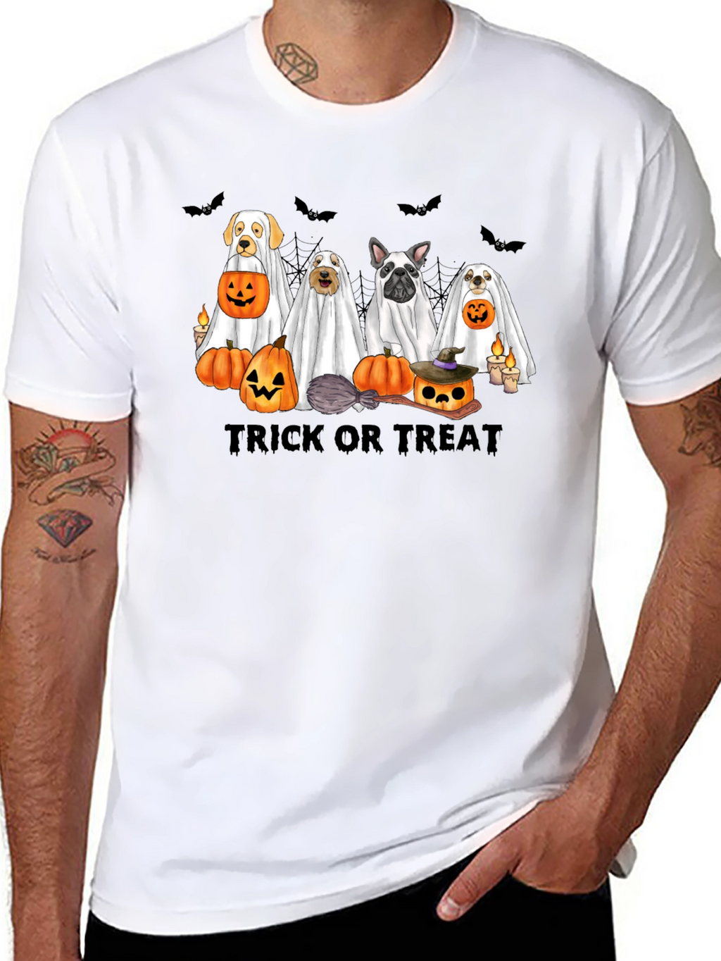 Halloween Ghost Dog T-Shirt