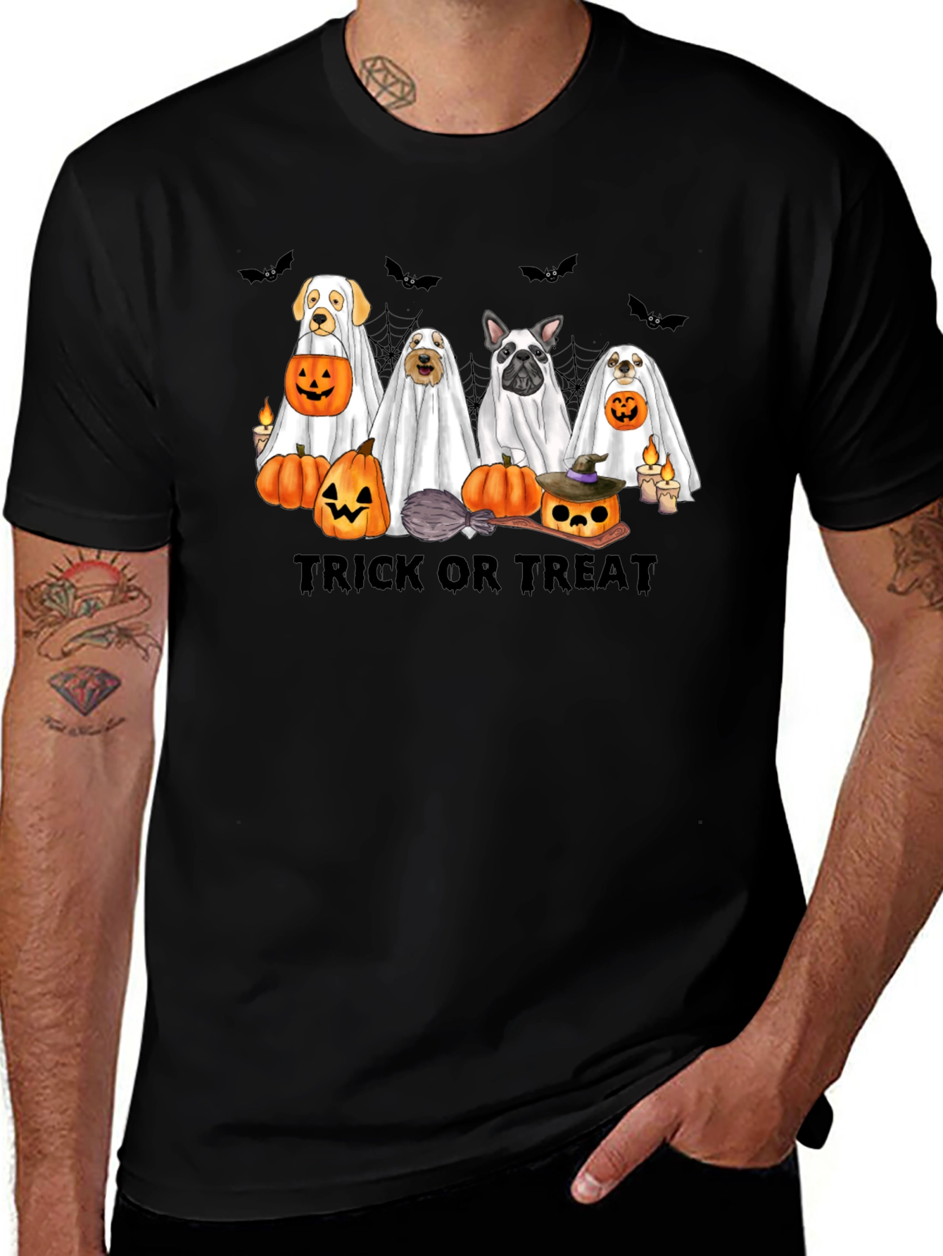 Halloween Ghost Dog T-Shirt