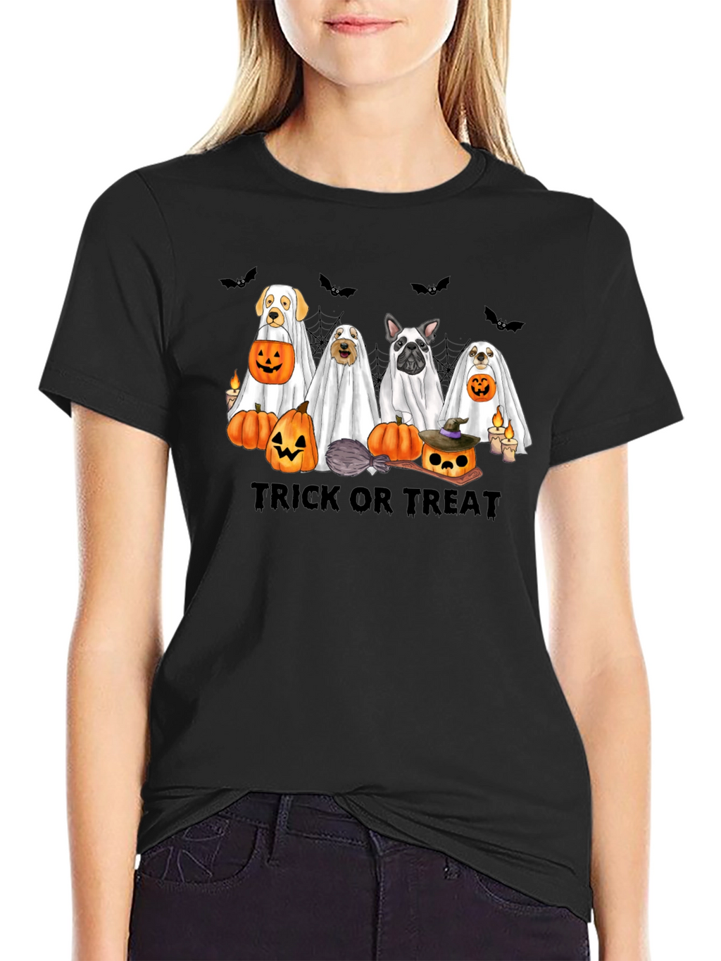 Halloween Ghost Dog T-Shirt