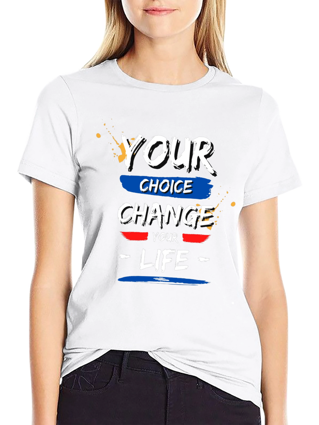 Your Choice Change Your Life Black T-Shirt