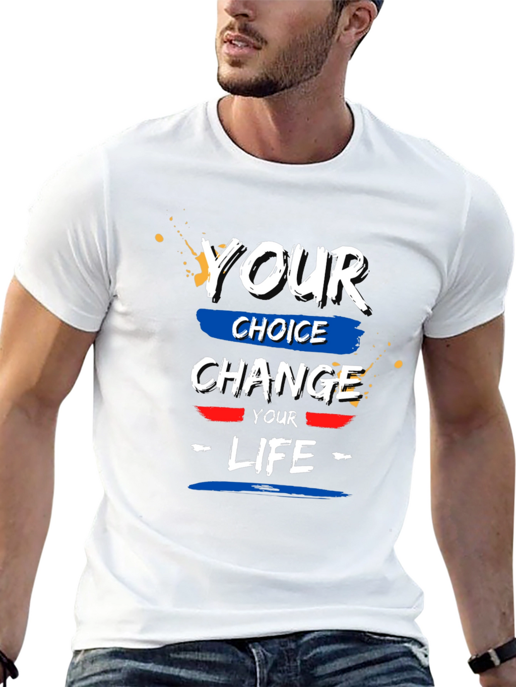 Your Choice Change Your Life Black T-Shirt