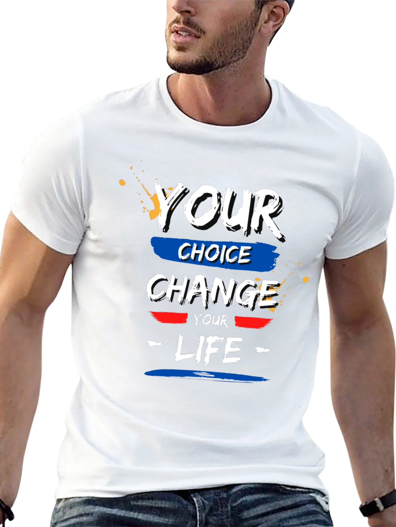 Your Choice Change Your Life Black T-Shirt