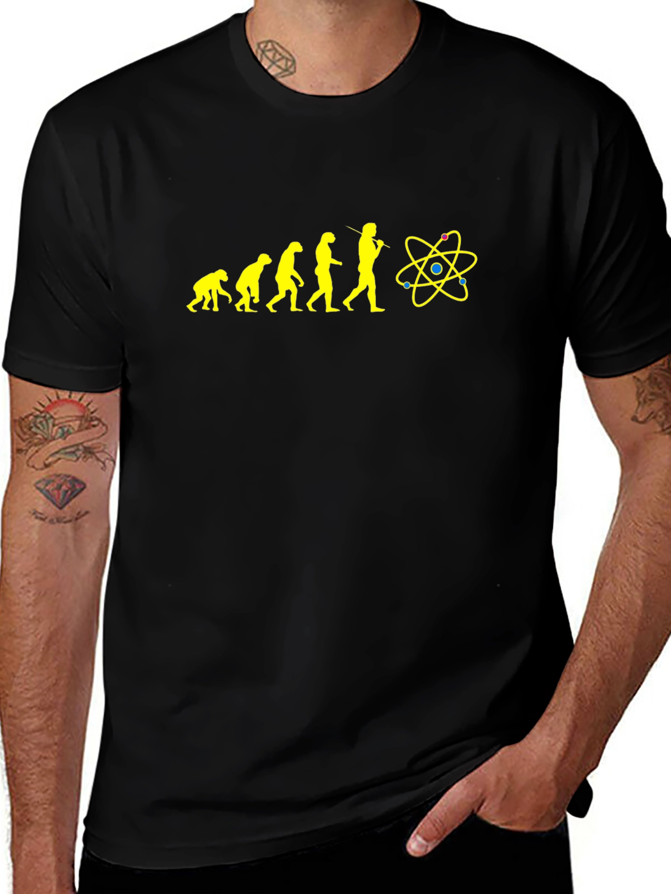 Evolution of Science T-Shirt - Black
