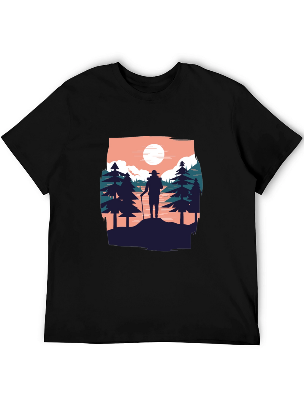 Hiker Graphic Tee - Adventure Awaits!