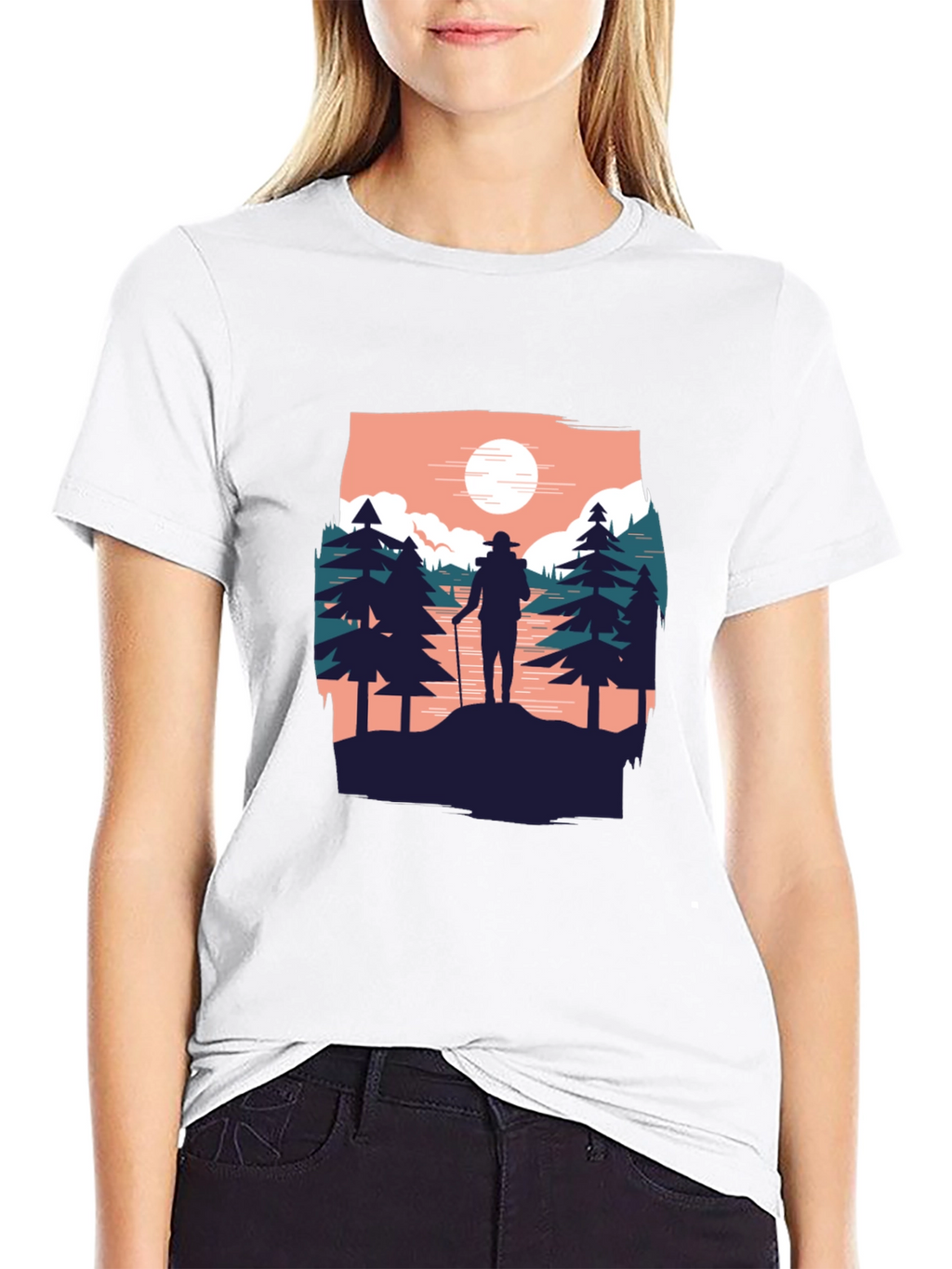 Hiker Graphic Tee - Adventure Awaits!