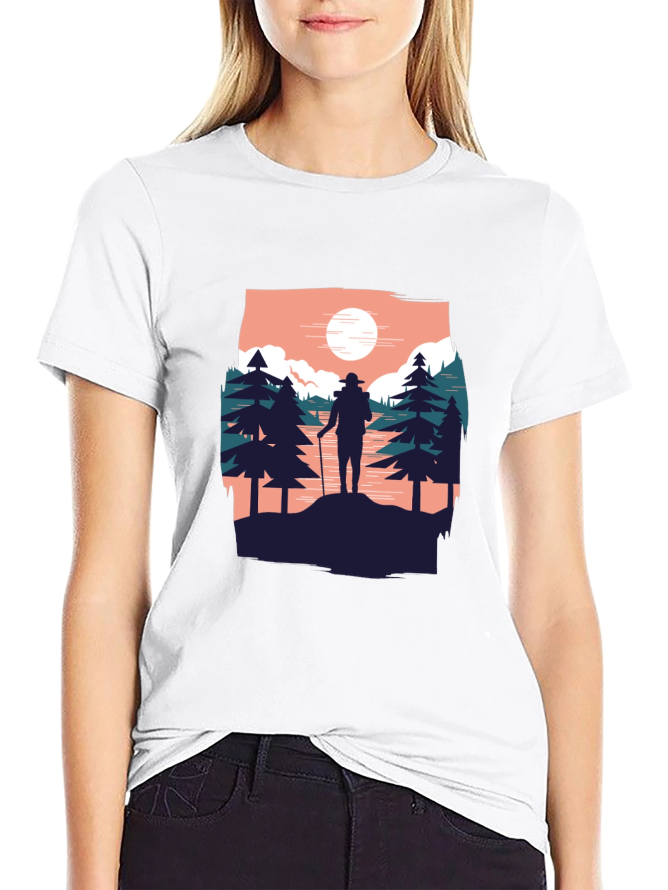 Hiker Graphic Tee - Adventure Awaits!