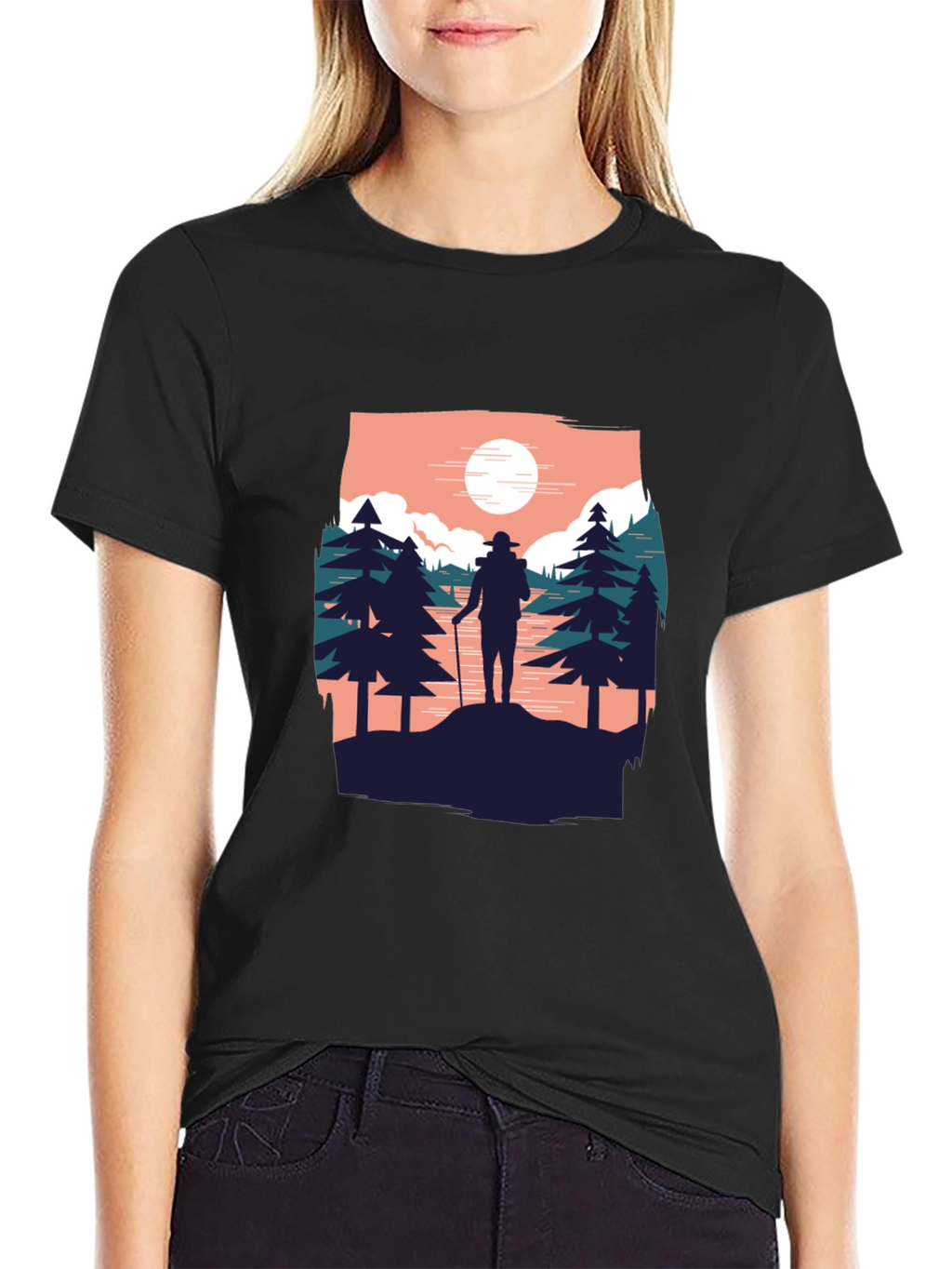 Hiker Graphic Tee - Adventure Awaits!