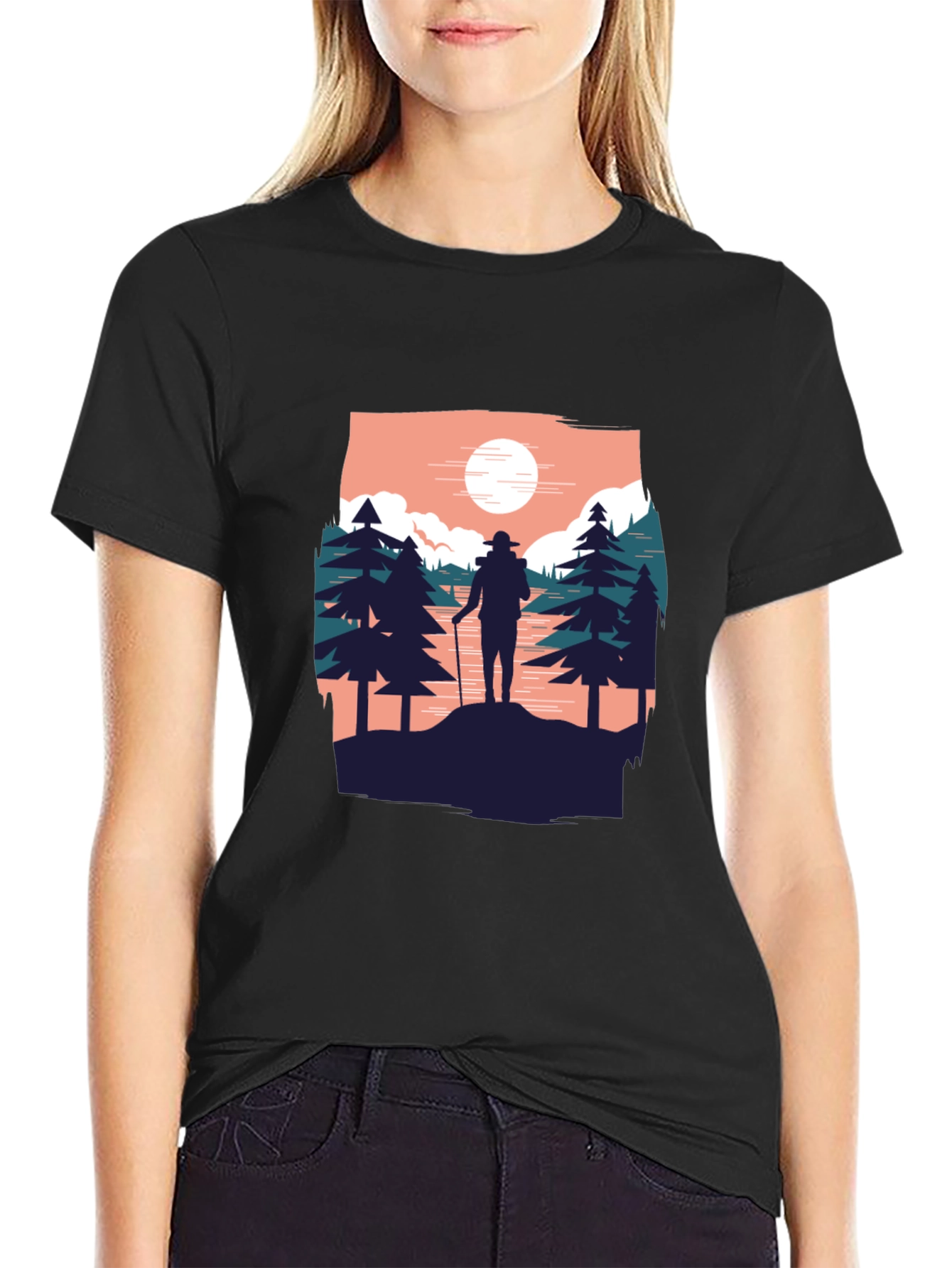 Hiker Graphic Tee - Adventure Awaits!