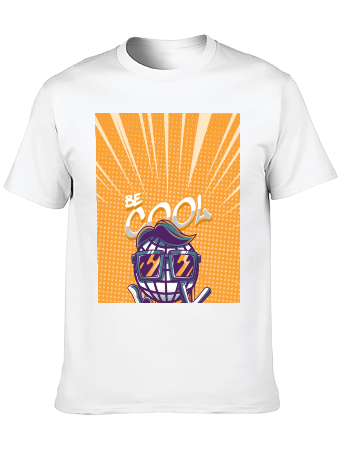 Cool Globe Graphic Tee - Trendy Unisex T-Shirt
