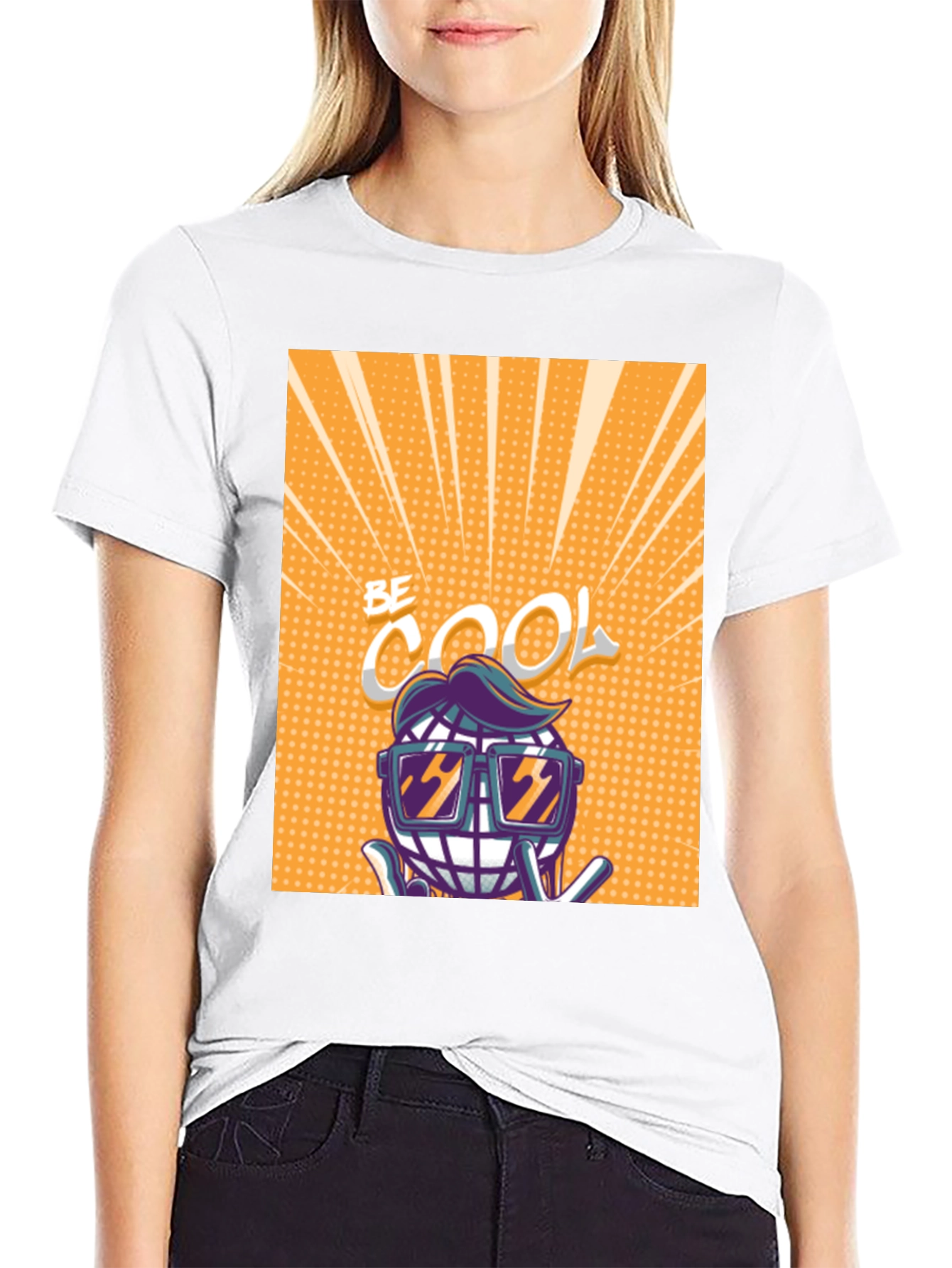 Cool Globe Graphic Tee - Trendy Unisex T-Shirt