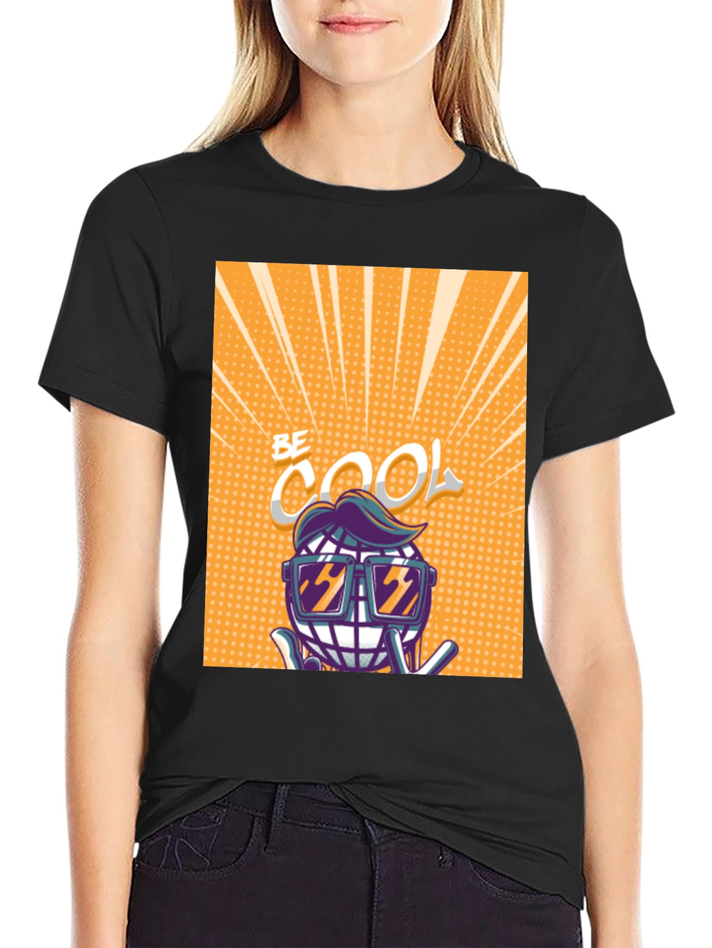 Cool Globe Graphic Tee - Trendy Unisex T-Shirt
