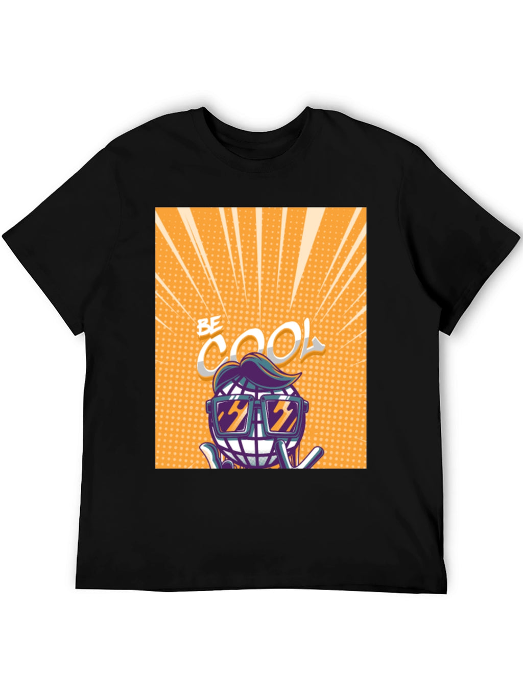 Cool Globe Graphic Tee - Trendy Unisex T-Shirt