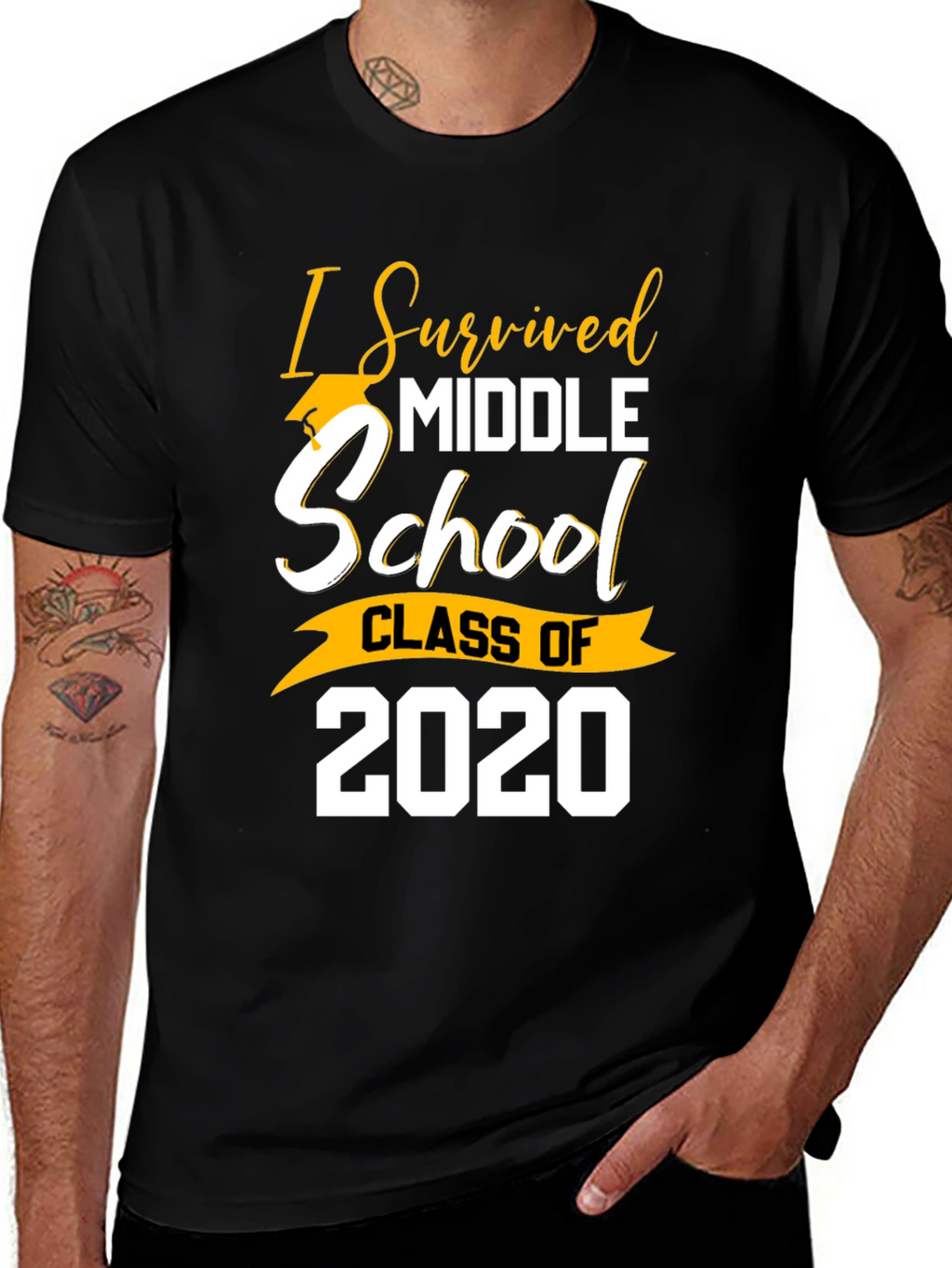 I Survived Middle School Class of 2020 T-Shirt