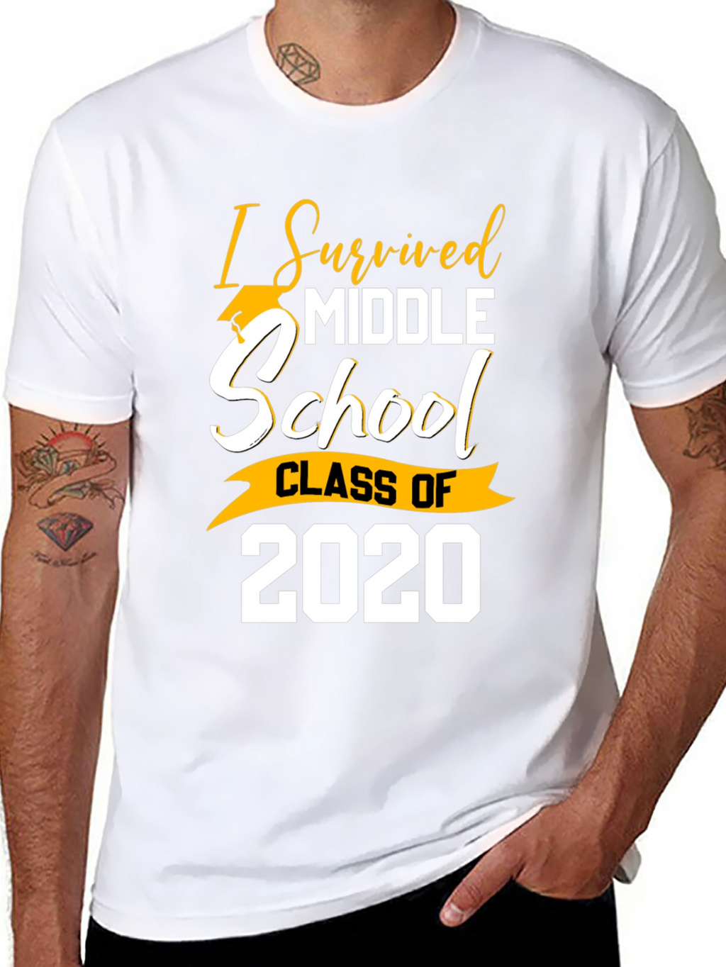I Survived Middle School Class of 2020 T-Shirt