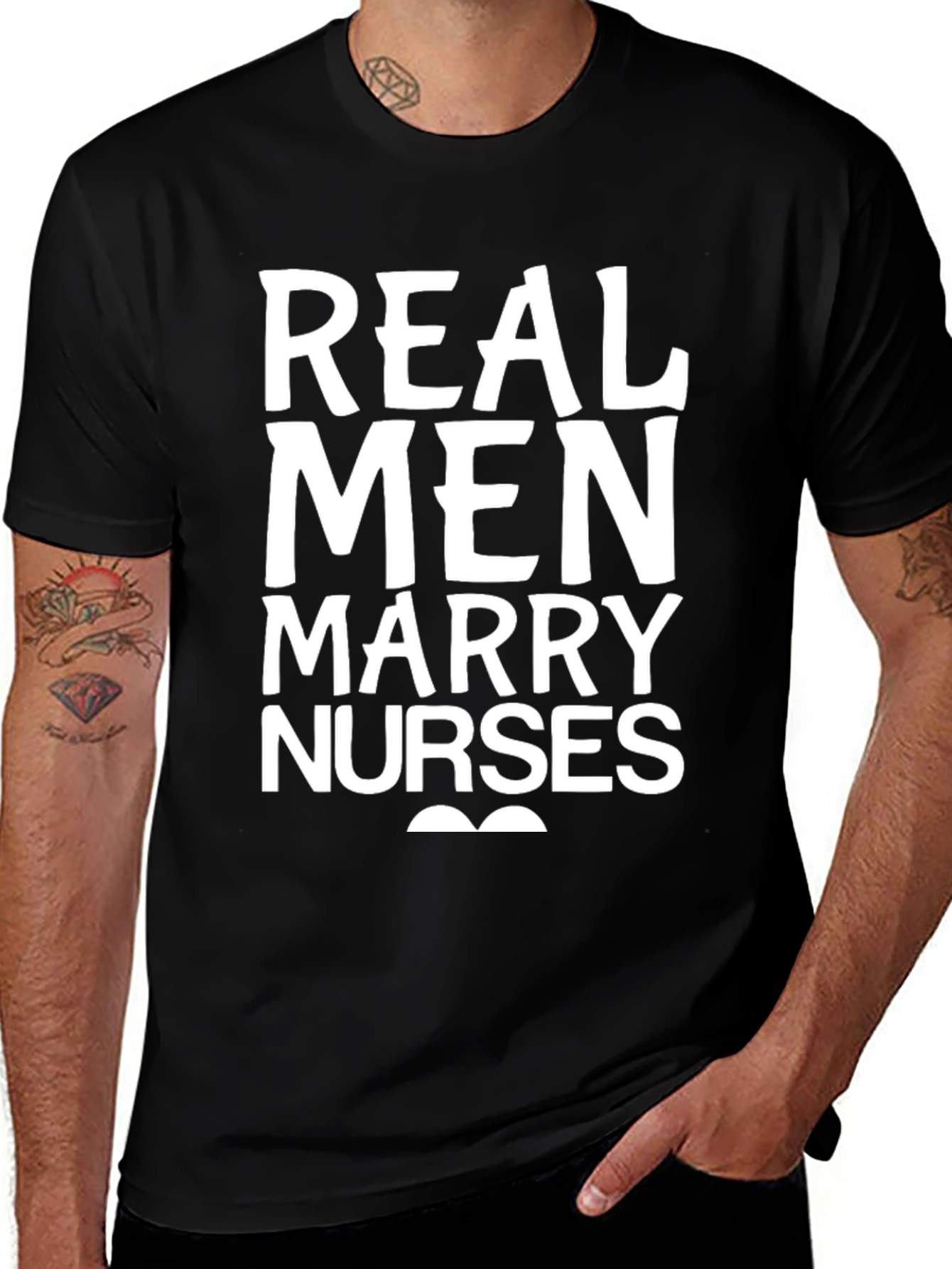 Real Men Marry Nurses Graphic Tee