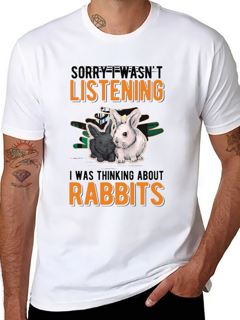 Thinking About Rabbits T-Shirt