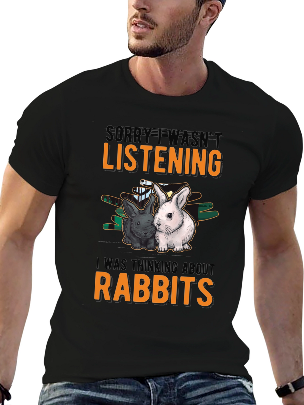 Thinking About Rabbits T-Shirt