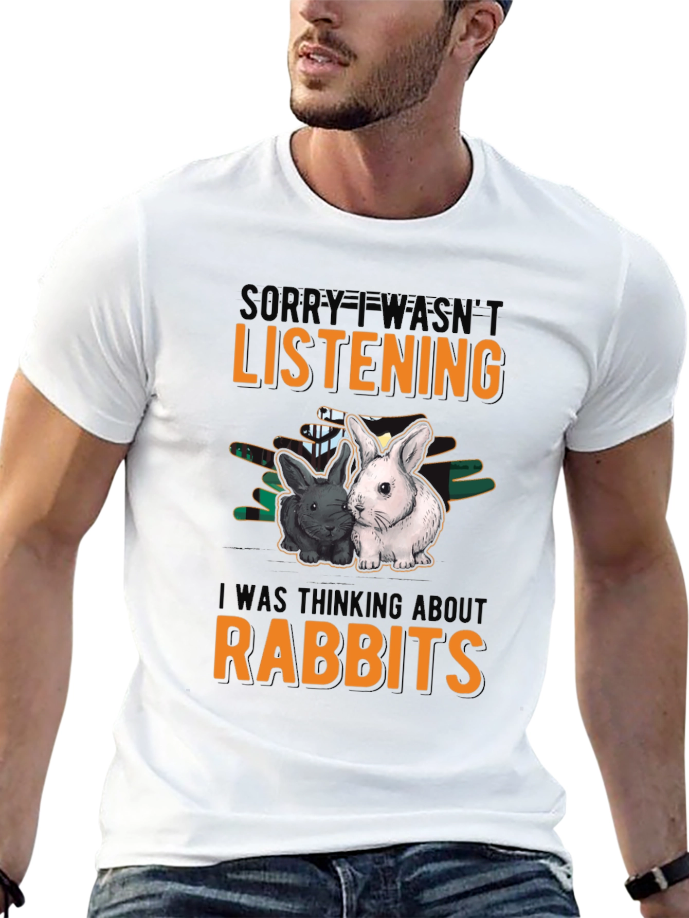 Thinking About Rabbits T-Shirt
