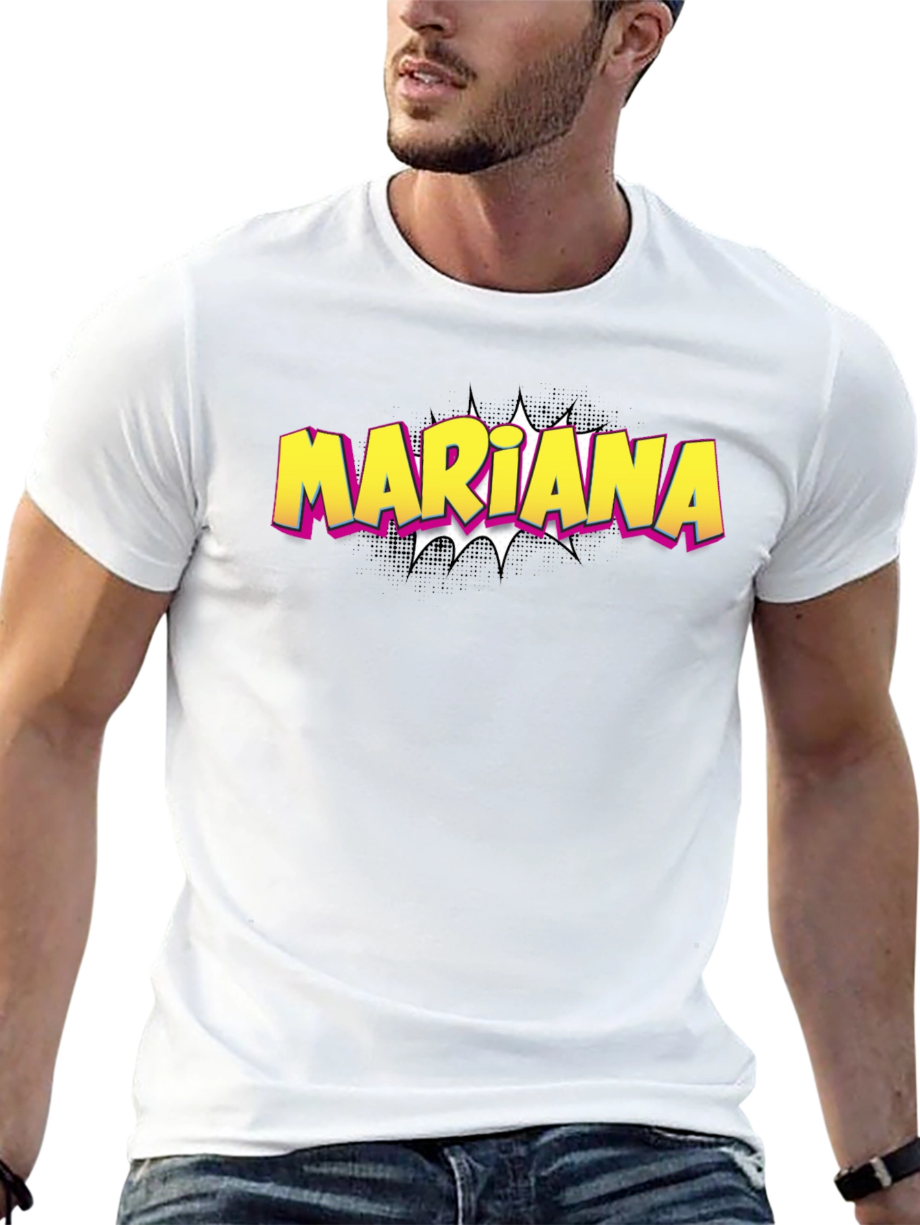 Mariana Graphic T-Shirt - Trendy Comic Style Design