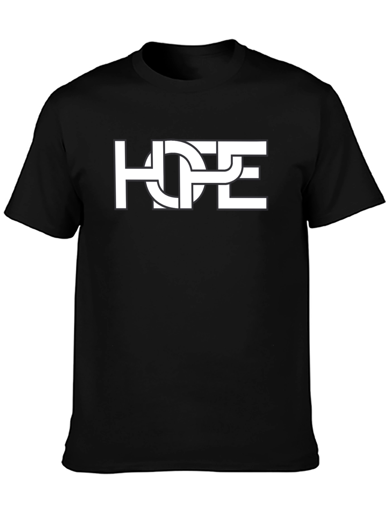 HOPE Graphic Print Black T-Shirt