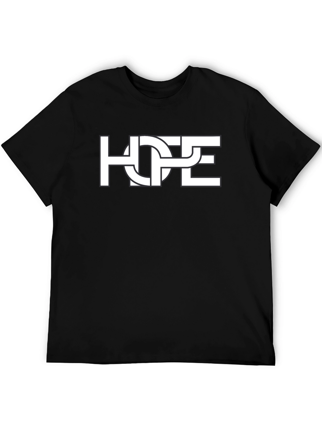 HOPE Graphic Print Black T-Shirt