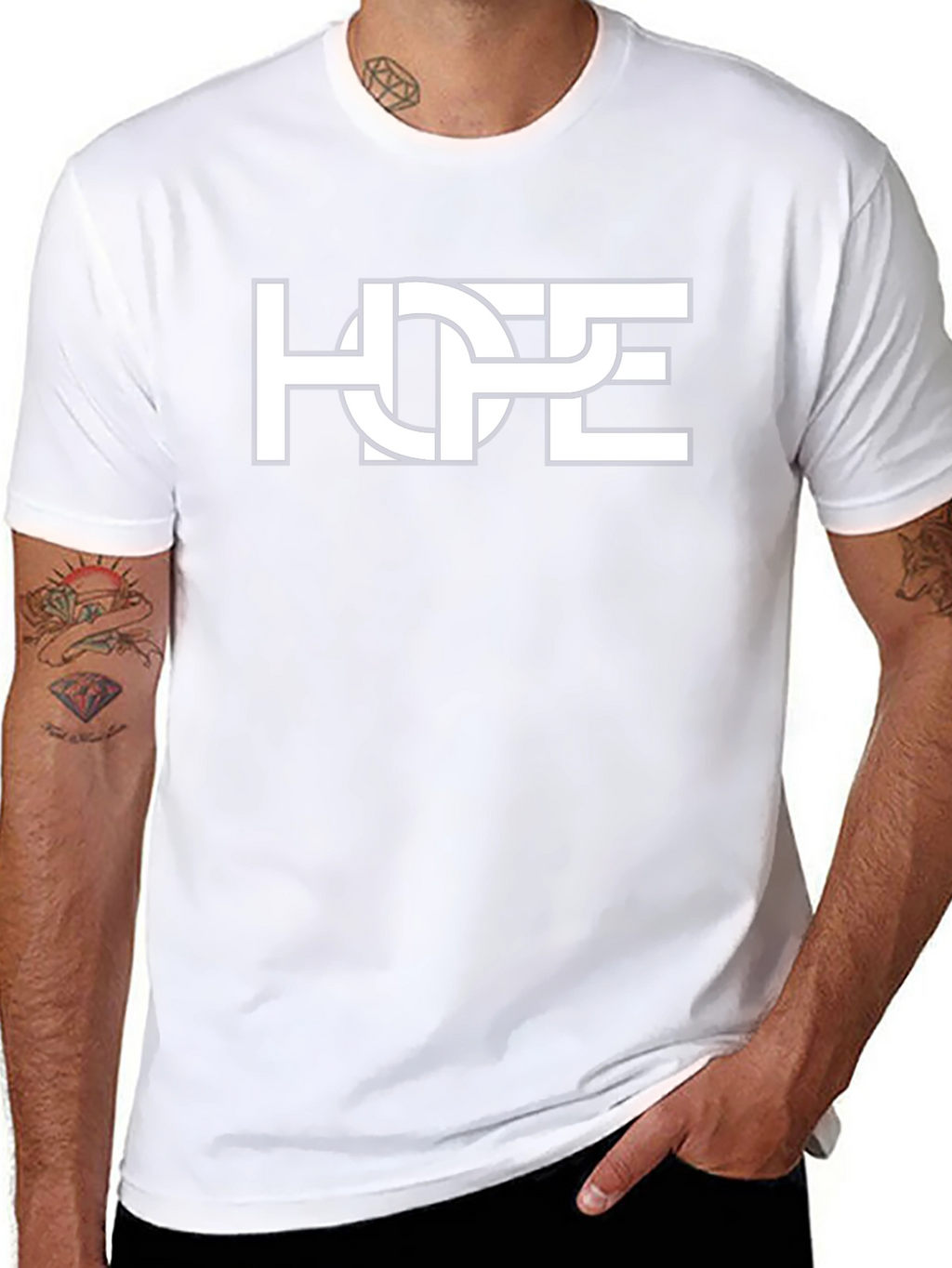 HOPE Graphic Print Black T-Shirt