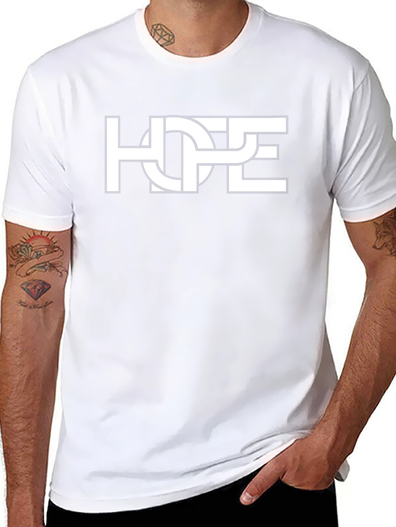 HOPE Graphic Print Black T-Shirt