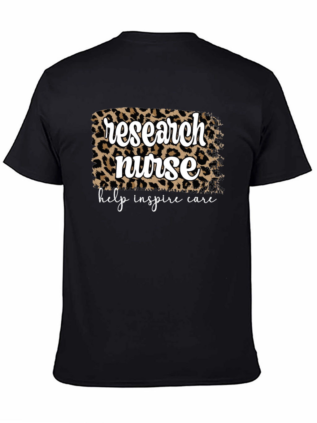 Research Nurse Leopard Print T-Shirt