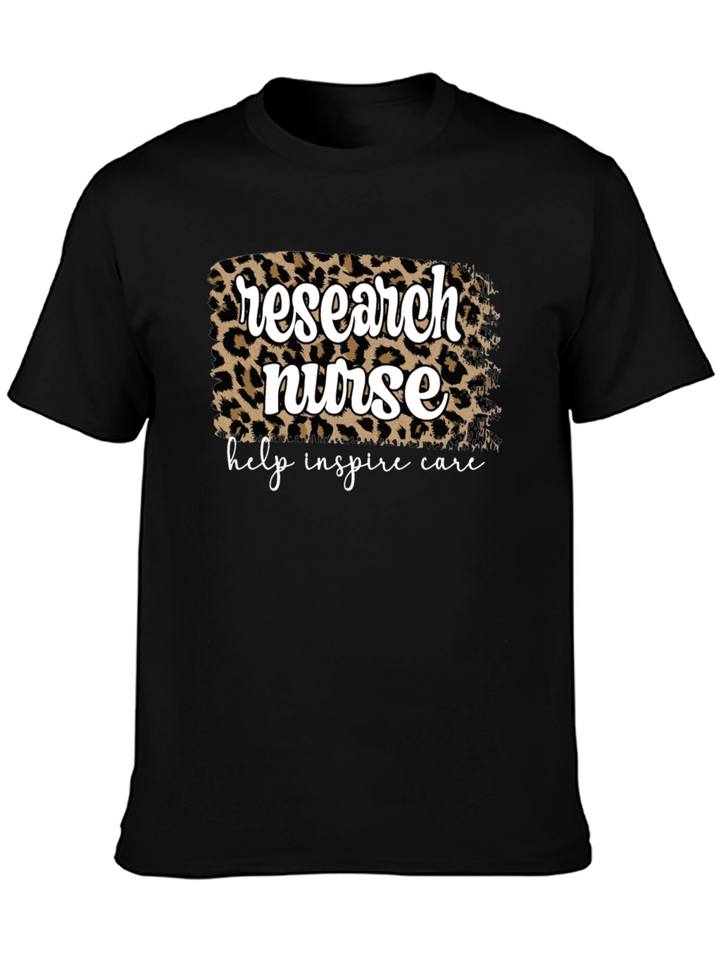 Research Nurse Leopard Print T-Shirt