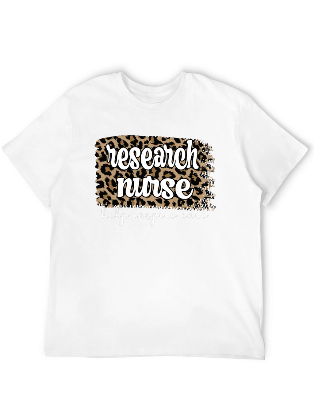 Research Nurse Leopard Print T-Shirt