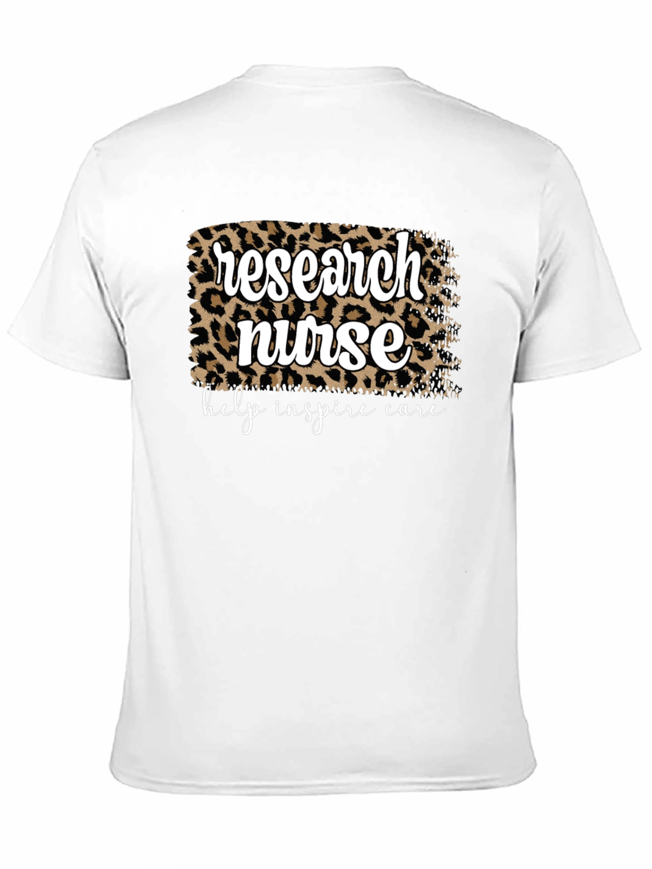 Research Nurse Leopard Print T-Shirt