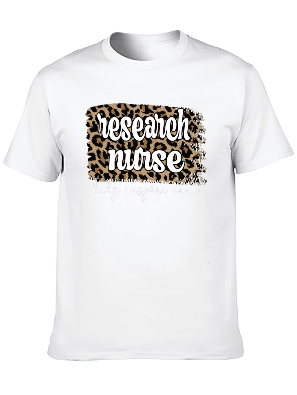 Research Nurse Leopard Print T-Shirt