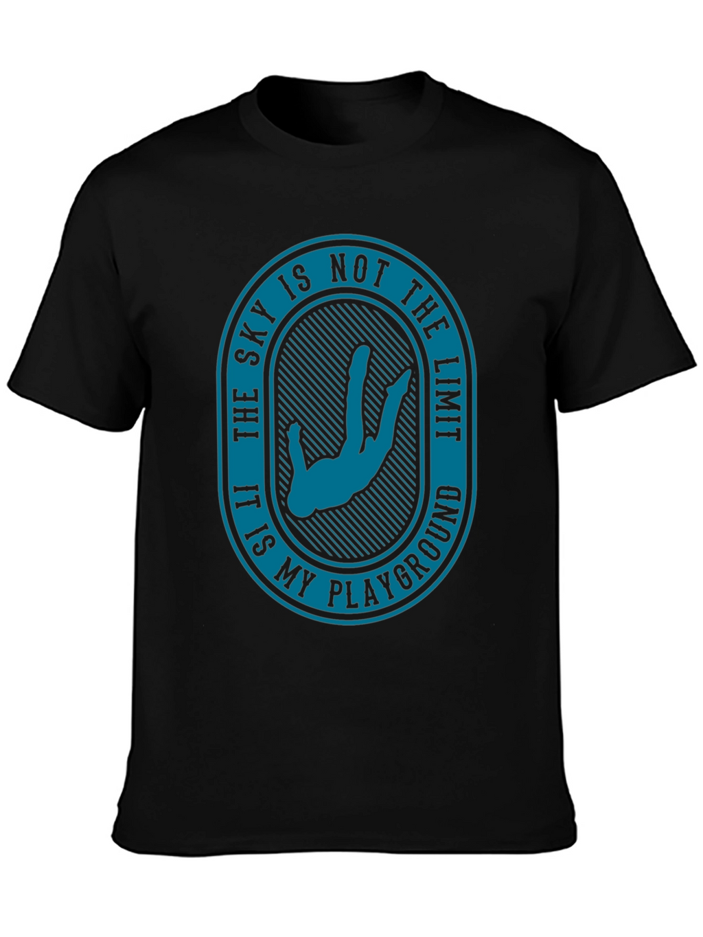 Skys Not the Limit T-Shirt - Skydiver Playground Tee