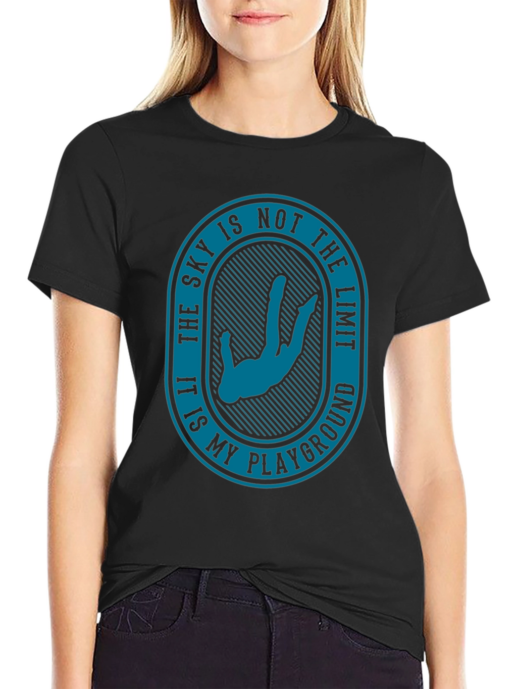 Skys Not the Limit T-Shirt - Skydiver Playground Tee