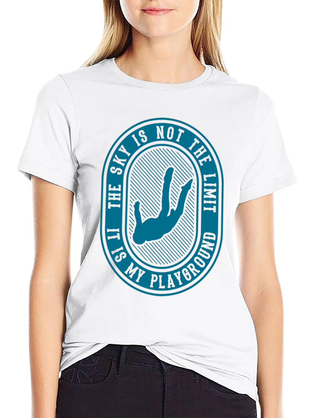 Skys Not the Limit T-Shirt - Skydiver Playground Tee