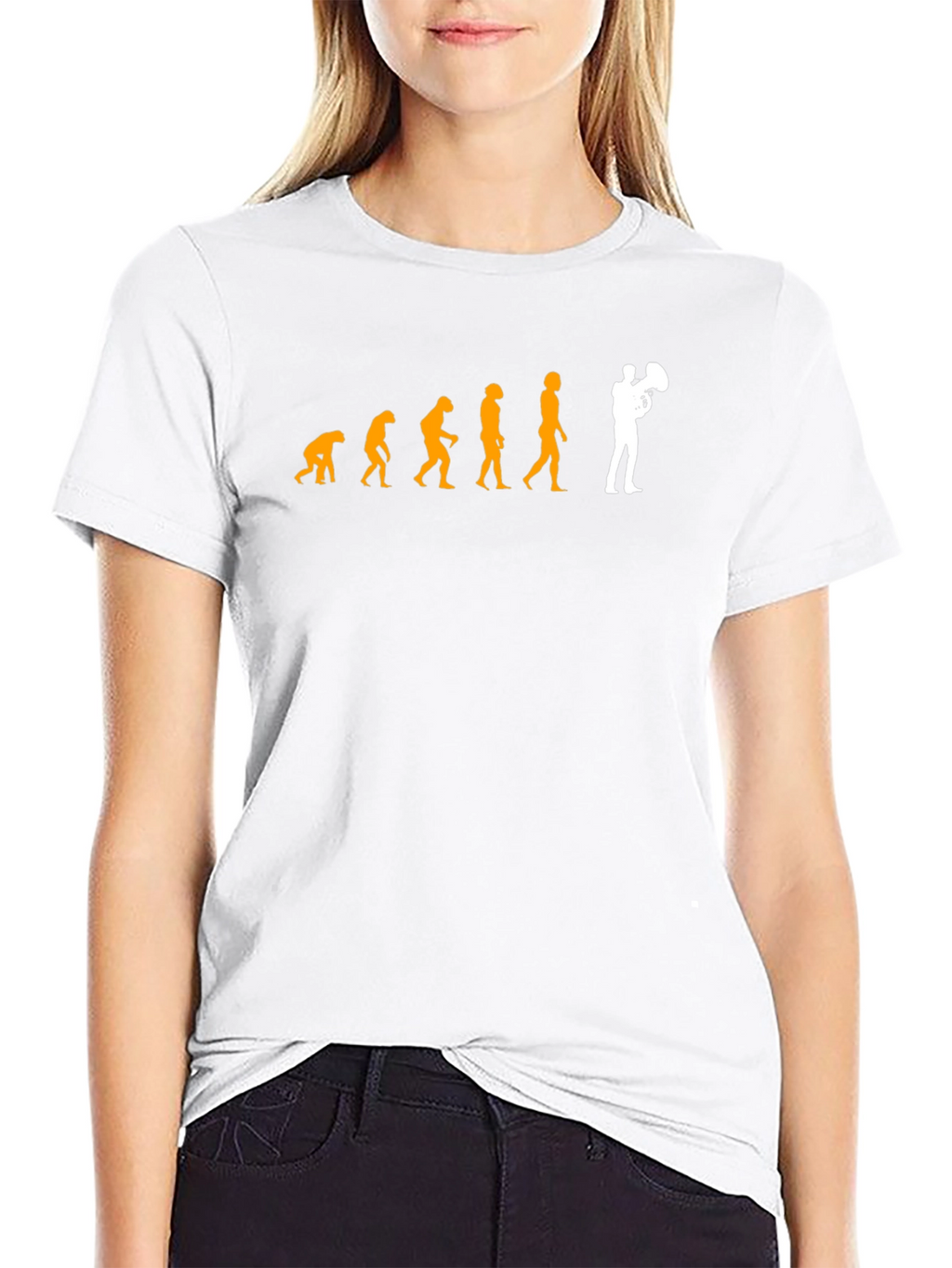 Evolution of Tuba Player T-Shirt