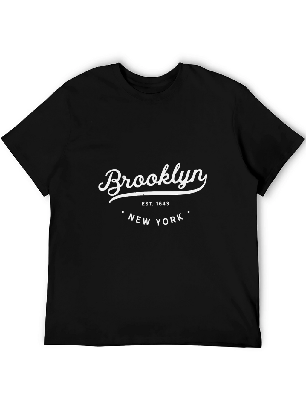 Brooklyn New York Graphic T-Shirt - Black