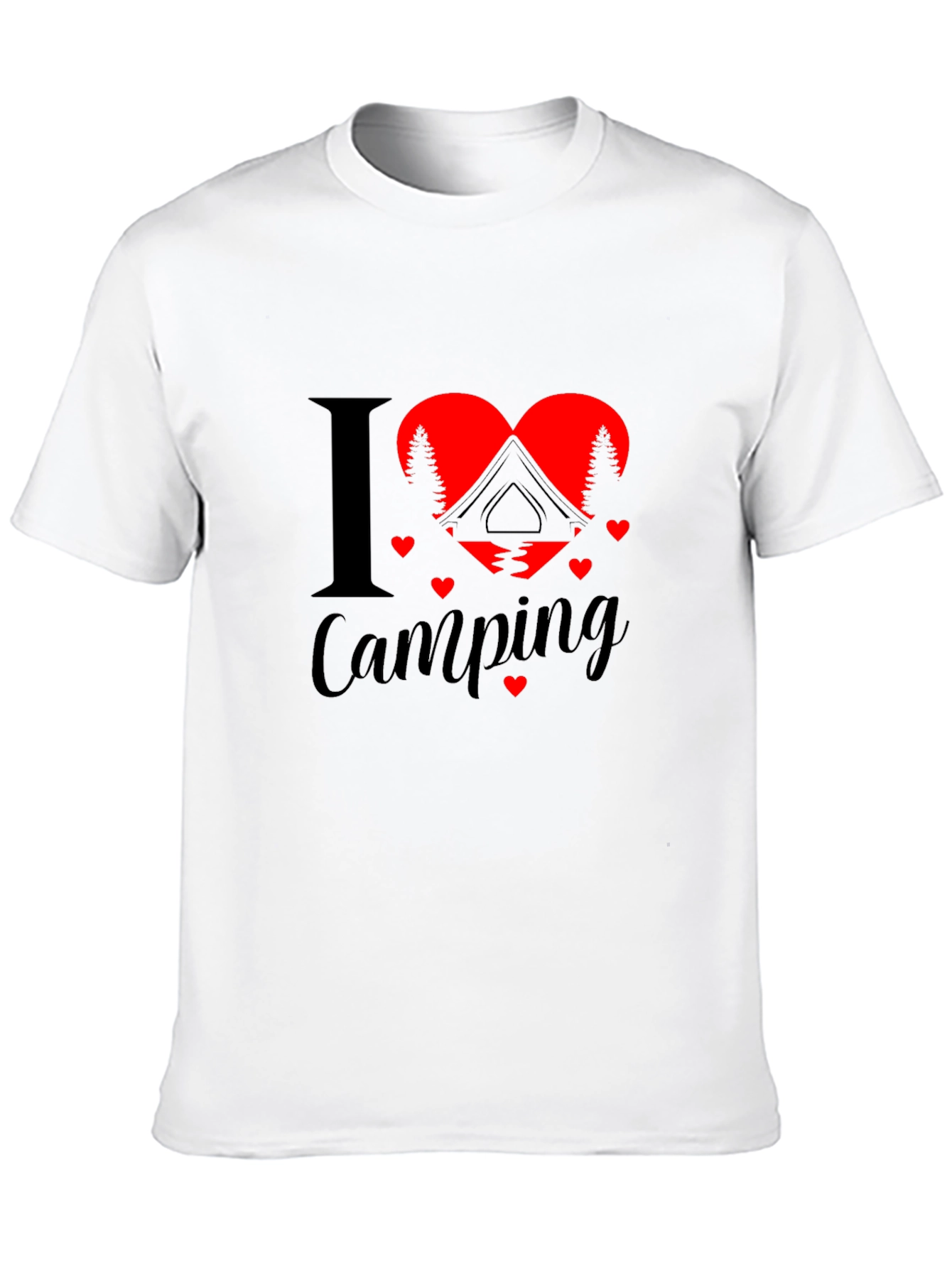 I Heart Camping Graphic T-Shirt