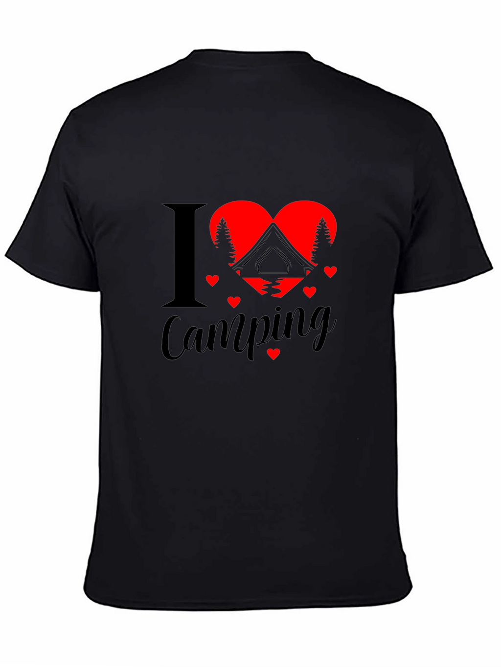 I Heart Camping Graphic T-Shirt