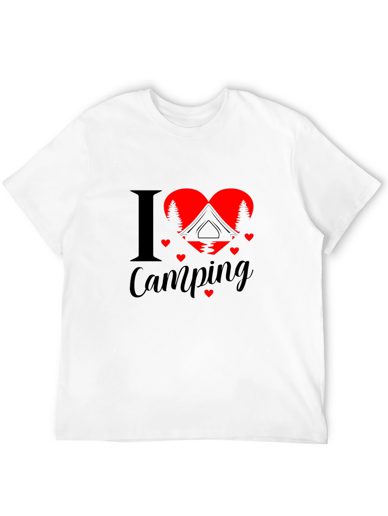 I Heart Camping Graphic T-Shirt
