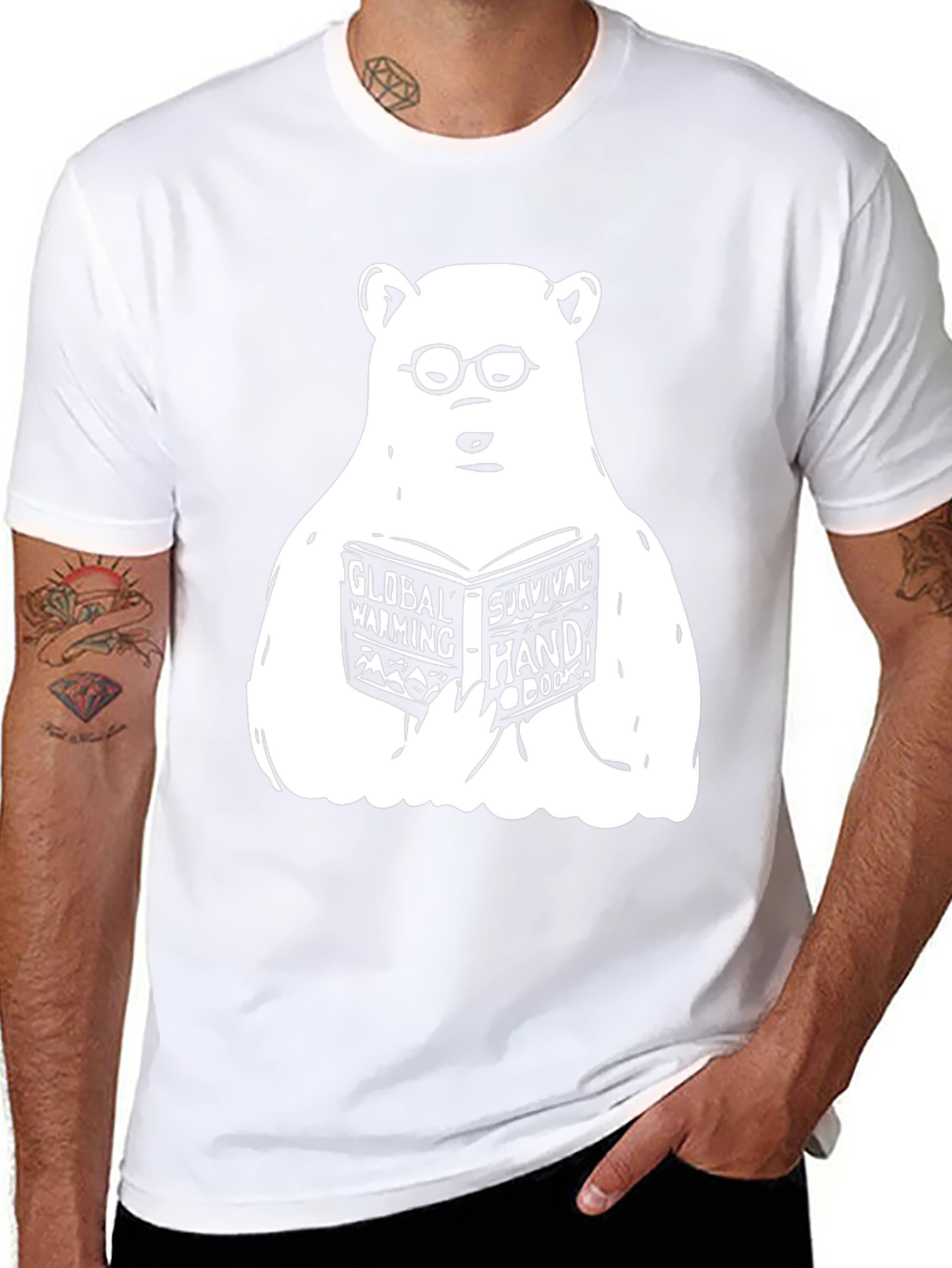 Global Warming Polar Bear T-Shirt