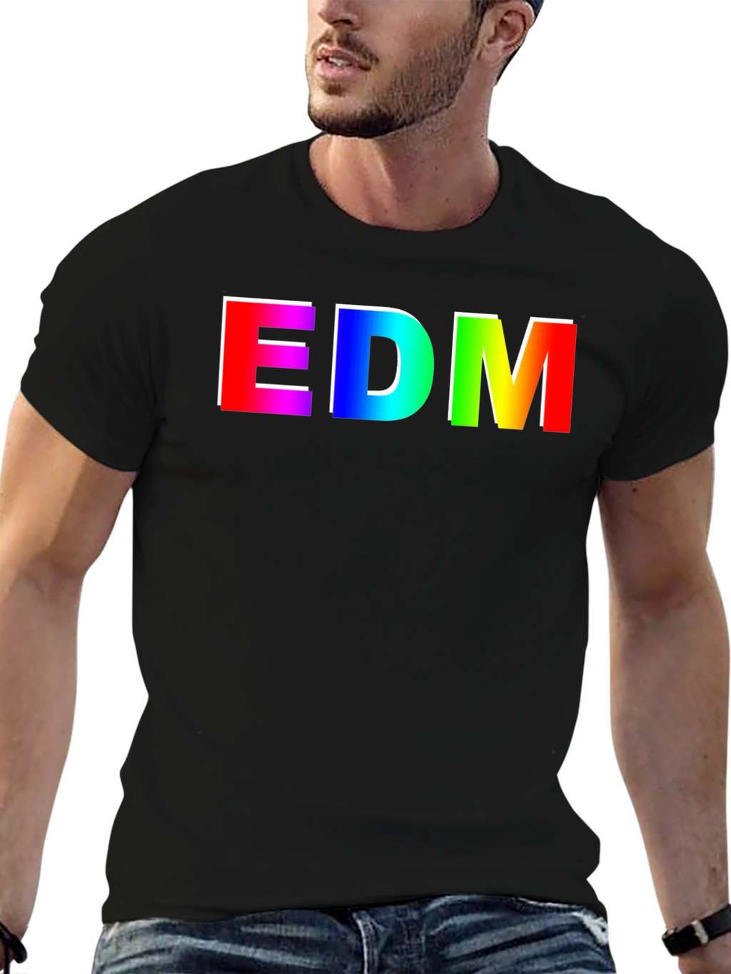 EDM Rainbow T-Shirt - Music Festival Rave Tee