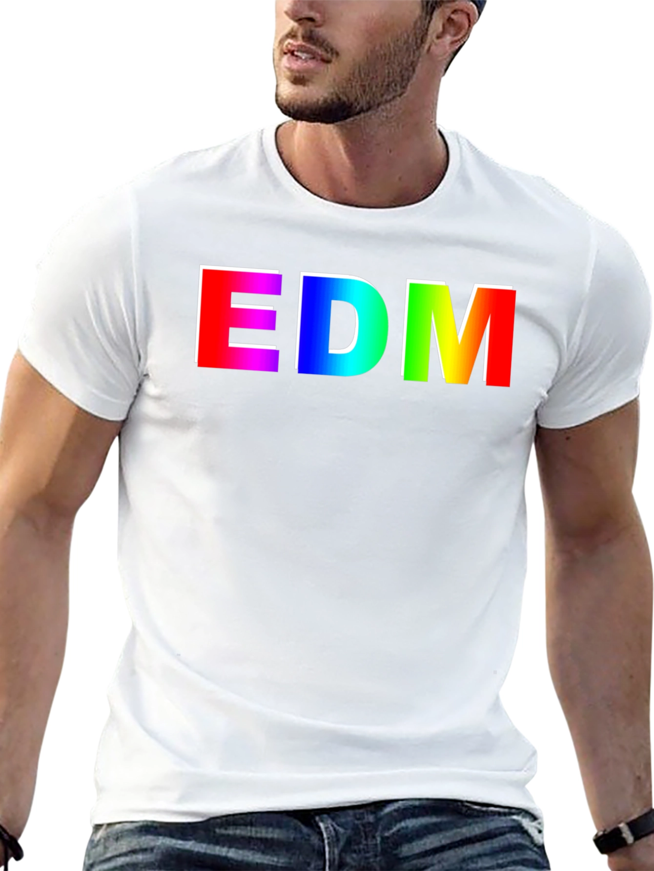 EDM Rainbow T-Shirt - Music Festival Rave Tee
