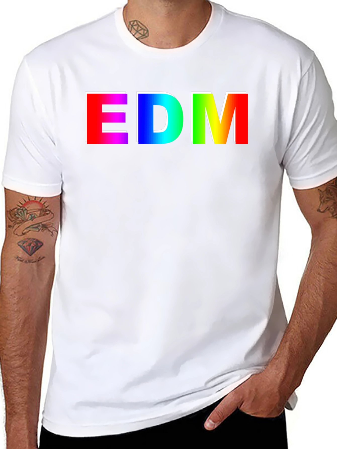 EDM Rainbow T-Shirt - Music Festival Rave Tee