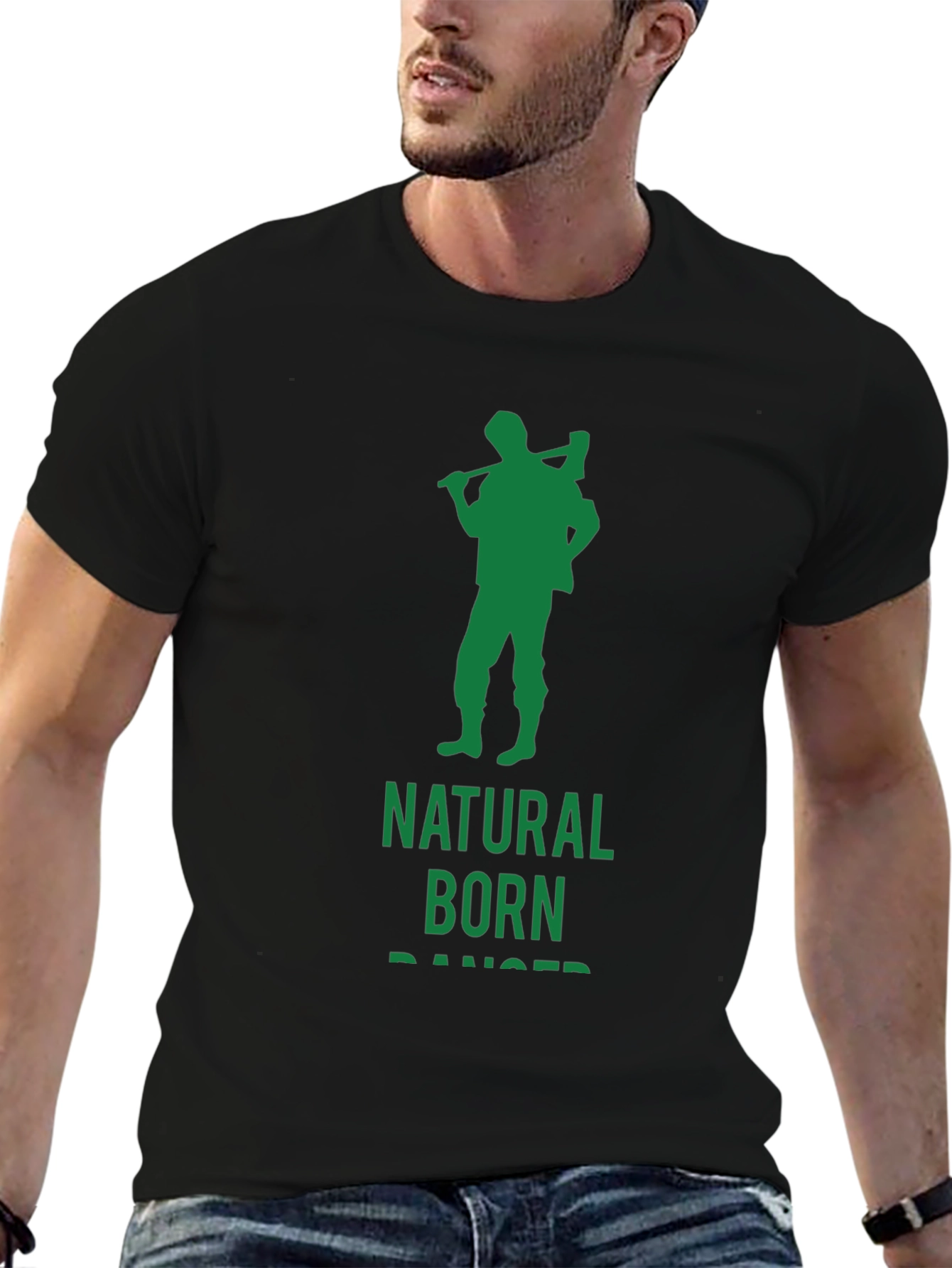 Natural Born Ranger Graphic Tee - Black